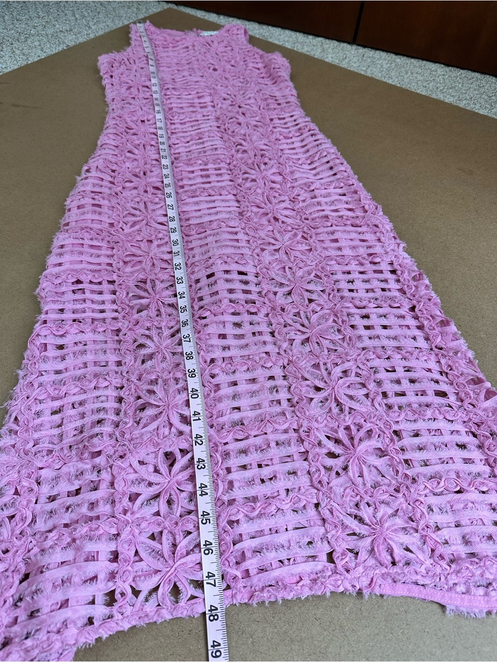 Endless Rose Pink Textured Sleeveless Maxi Dress - Picture 11 of 12